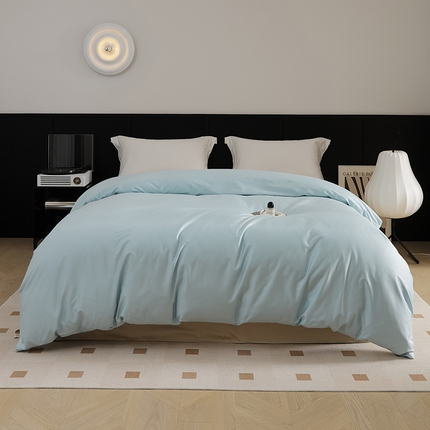 EH家居 2024新款早秋长绒棉单品系列--被套 宝贝蓝
