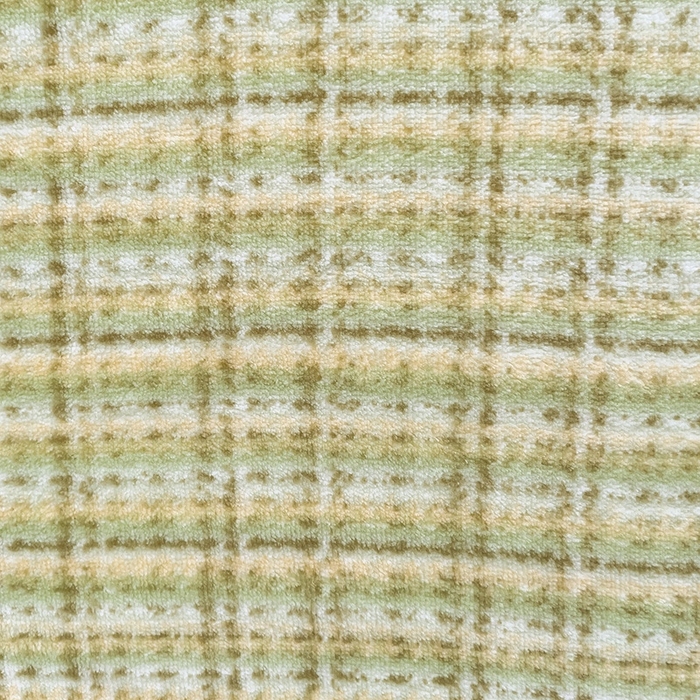 91家纺网 家纺一手货源 找家纺 简一 2024新款牛奶绒无印风ins风方格系列-单枕套 小香风荆棘-浅绿