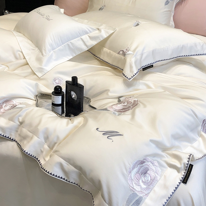 91家纺网 家纺一手货源 找家纺 （总）黑白森林 2024年春夏上新50x50s高支天丝棉四件套-莉亚公主