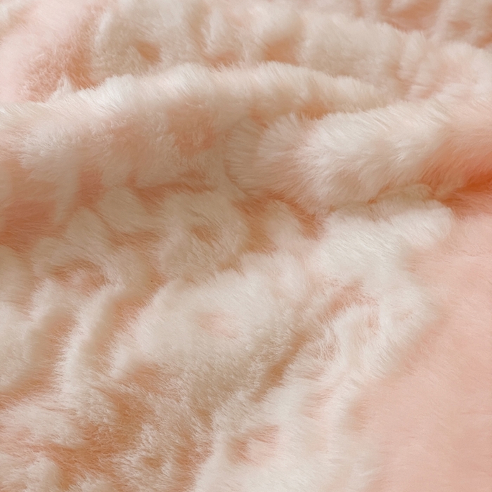 91家纺网 家纺一手货源 找家纺 金爱家 2024新品全消光A类纯色獭兔毛绒立体牛奶绒兔毛雕花350克四件套 兔毛百合花粉色