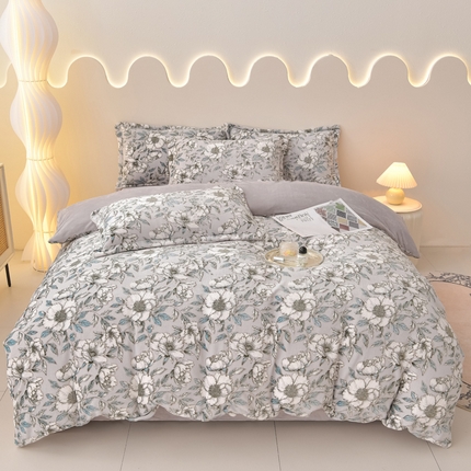 91家纺网 家纺一手货源 找家纺 总-梦之星 2025新款8斤重牛奶绒6D雕花绒四件套法莱水晶金貂