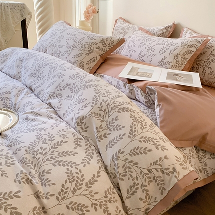 91家纺网 家纺一手货源 找家纺 （总）2024新款全棉磨毛印花系列四件套