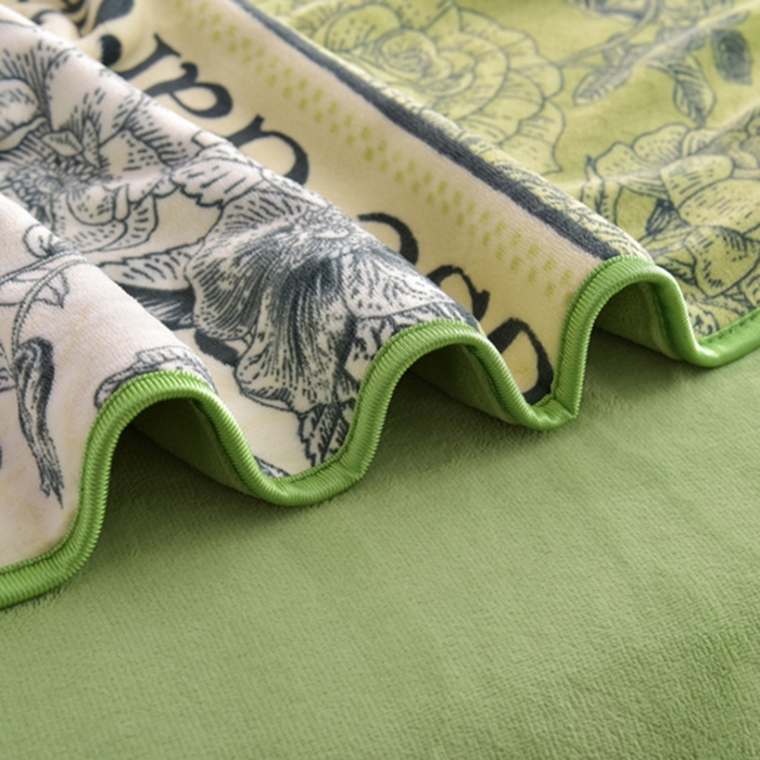 91家纺网 家纺一手货源 找家纺 曼尼家纺2025高克重直播印花床裙款法莱绒金貂珊瑚绒牛奶绒四件套 玫瑰庄园