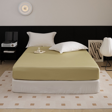 EH家居 2024新款早秋长绒棉单品系列--床笠 青黄绿