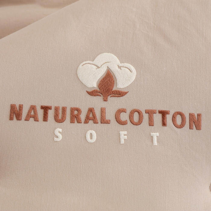 91家纺网 家纺一手货源 找家纺 棉造家居 2024新款A类全棉新疆棉花被针织棉绗缝春秋冬被子 杏色