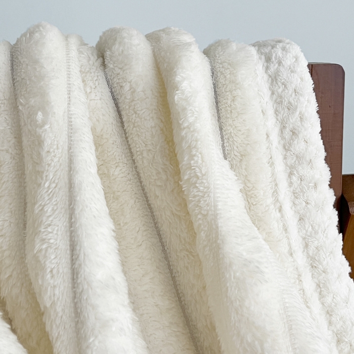 91家纺网 家纺一手货源 找家纺 璐维斯家纺 跑量款浴巾毛巾套装盖毯午休毯小毛毯外贸毯子跨境sheintemu 白色浴巾