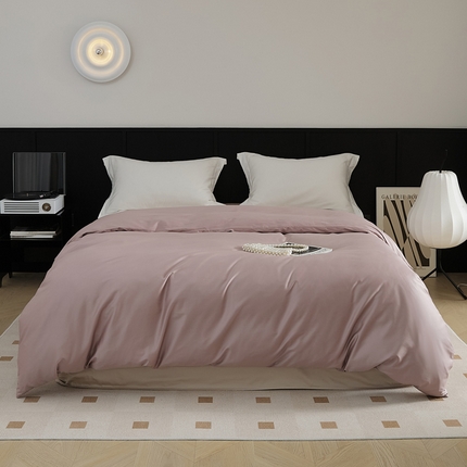 91家纺网 家纺一手货源 找家纺 EH家居 2024新款早秋长绒棉单品系列--被套 璎珞粉