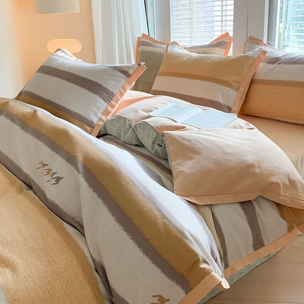 91家纺网 家纺一手货源 找家纺 （总）2024新款全棉磨毛印花系列四件套