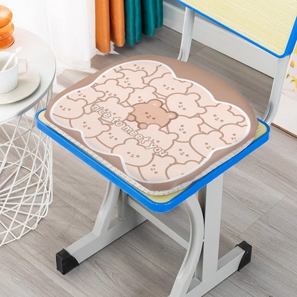 91家纺网 家纺一手货源 找家纺 （总）枕芯真意 2024新款水晶绒卡通学生坐垫座椅垫沙发垫防滑垫