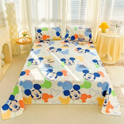 91家纺网 家纺一手货源 找家纺 （总）名兮家居 2024新款正版授权经典奥特曼-三丽鸥全棉床单【含防伪标】