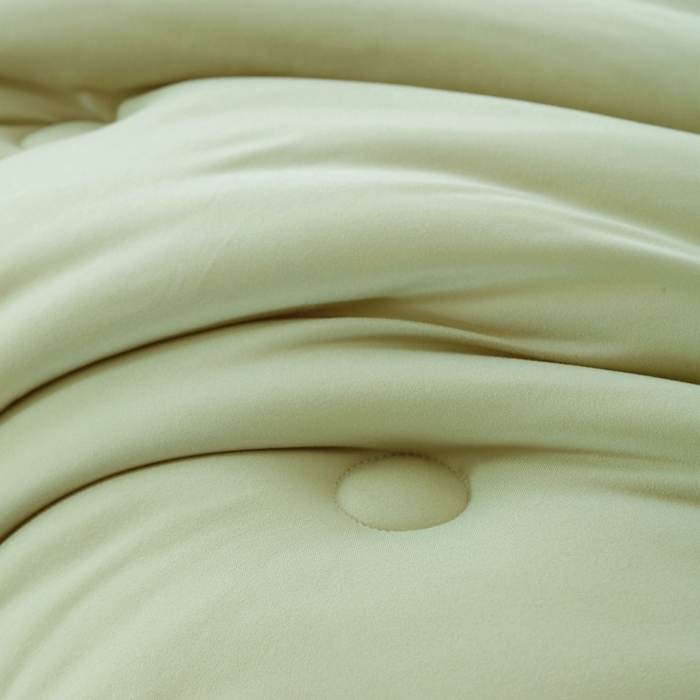 91家纺网 家纺一手货源 找家纺 棉造家居 2024新款亲肤棉花被针织棉绗缝春秋冬被芯 果绿