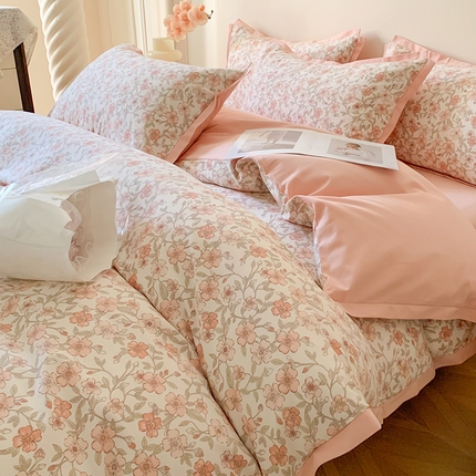 91家纺网 家纺一手货源 找家纺 （总）2024新款全棉磨毛印花系列四件套