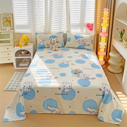 名兮家居 2024新款正版授权经典奥特曼-三丽鸥全棉床单【含防伪标】 圈圈玉桂狗