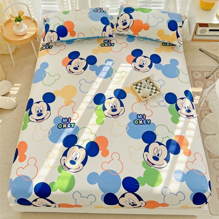 91家纺网 家纺一手货源 找家纺 （总）名兮家居 2024新款正版授权经典奥特曼-三丽鸥全棉印花床笠【含防伪标】