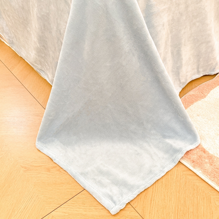 91家纺网 家纺一手货源 找家纺 桃子家居 2024新款三丽鸥卡通加厚高克重200克牛奶绒系列四件套 绒三丽鸥-蓝格星星kitty