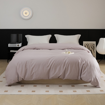 EH家居 2024新款早秋长绒棉单品系列--被套 粉紫色