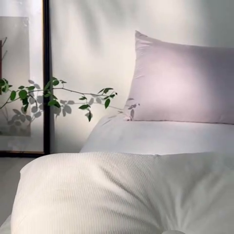 91家纺网 家纺一手货源 找家纺 欧夏家纺 2024新款日式素棉提花大豆被明太西川 米色