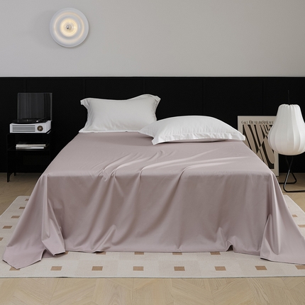EH家居 2024新款早秋长绒棉单品系列--床单 粉紫色