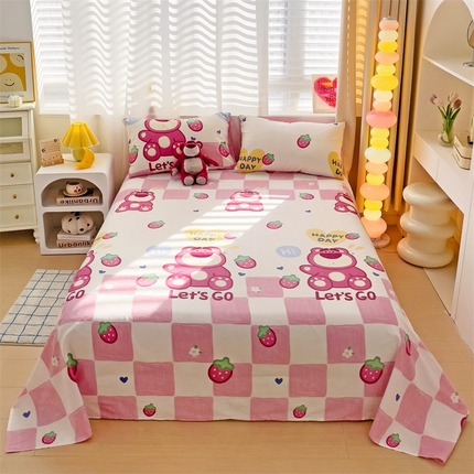 91家纺网 家纺一手货源 找家纺 （总）名兮家居 2024新款正版授权经典奥特曼-三丽鸥全棉床单【含防伪标】