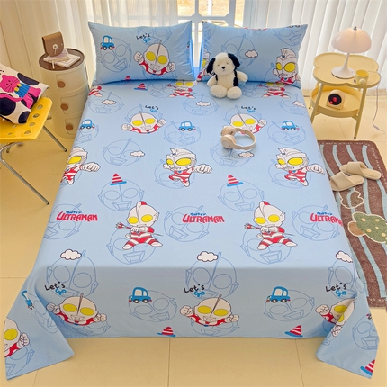 名兮家居 2024新款正版授权经典奥特曼-三丽鸥全棉床单【含防伪标】 奥特兄弟