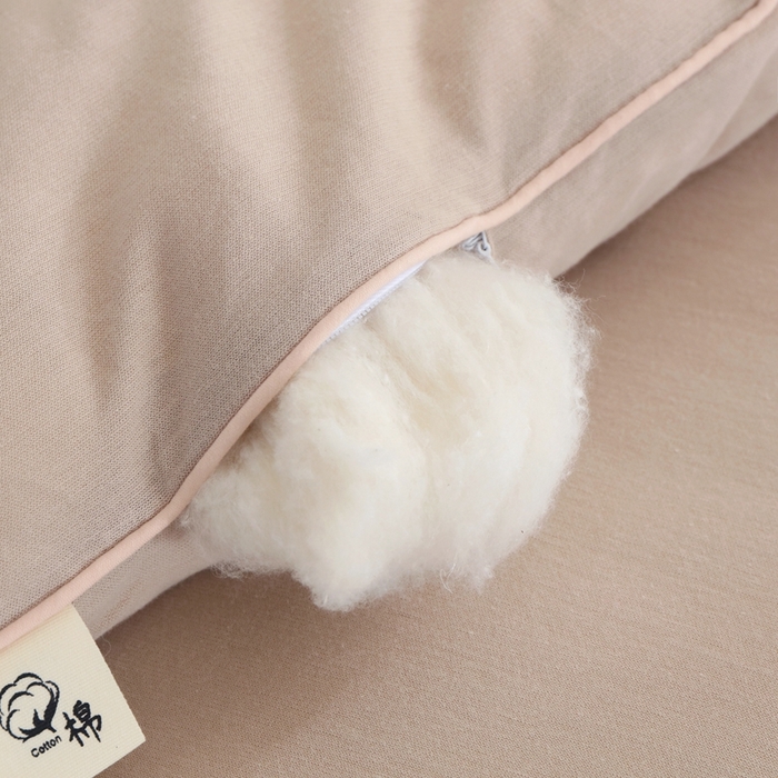 91家纺网 家纺一手货源 找家纺 棉造家居 2024新款A类全棉新疆棉花被针织棉绗缝春秋冬被子 杏色