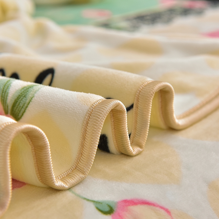 91家纺网 家纺一手货源 找家纺 佳品居 2025新款8斤床裙款牛奶绒四件套 曼妙花语