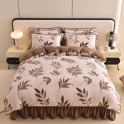 91家纺网 家纺一手货源 找家纺 （总）佳品居 2025新款7斤牛奶绒四件套