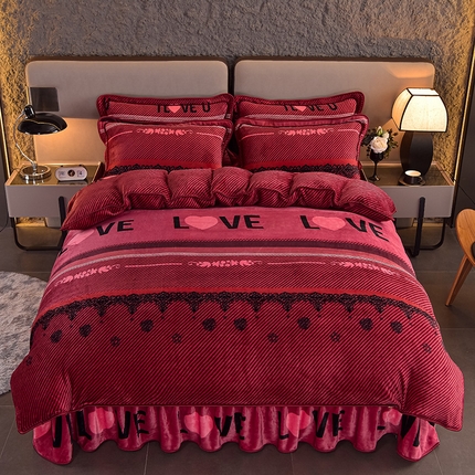 91家纺网 家纺一手货源 找家纺 （总）佳品居 2025新款7斤牛奶绒四件套