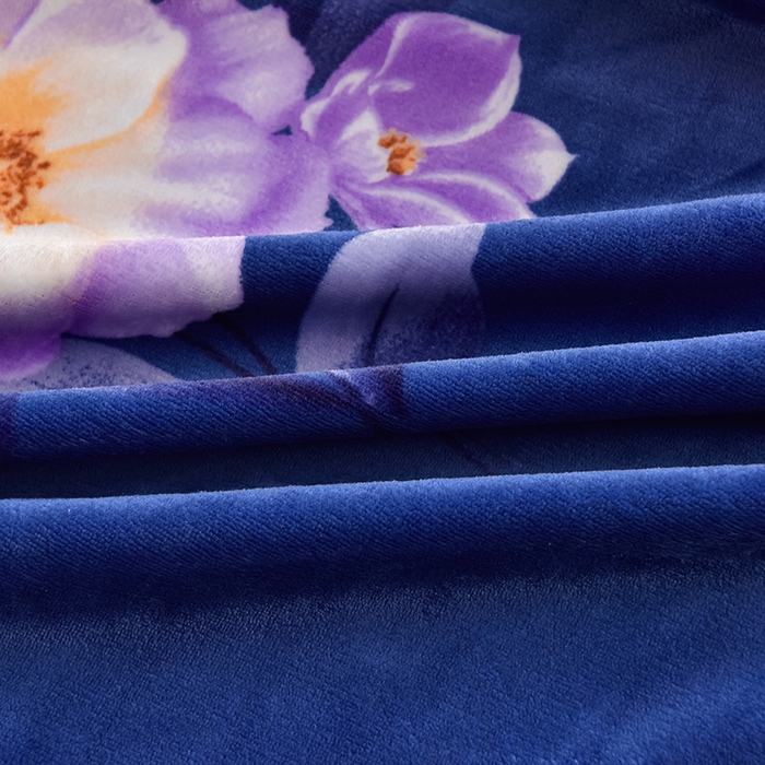 91家纺网 家纺一手货源 找家纺 佳品居 2025新款7斤牛奶绒四件套 镜花水月