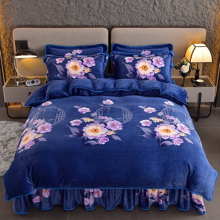 佳品居 2025新款7斤牛奶绒四件套 镜花水月