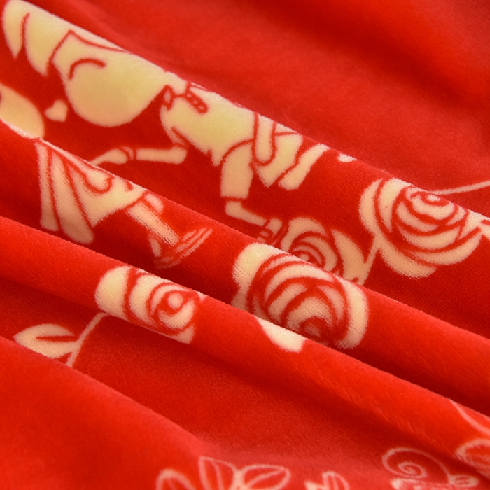 91家纺网 家纺一手货源 找家纺 佳品居 2025新款8斤床裙款牛奶绒四件套 山盟海誓