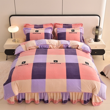 91家纺网 家纺一手货源 找家纺 （总）佳品居 2025新款7斤牛奶绒四件套