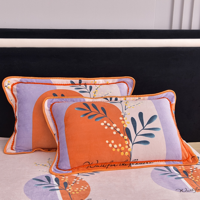 91家纺网 家纺一手货源 找家纺 佳品居 2025新款8斤床裙款牛奶绒四件套 金枝玉叶