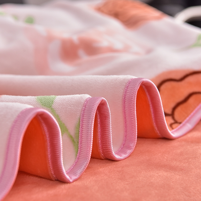 91家纺网 家纺一手货源 找家纺 佳品居 2025新款8斤床裙款牛奶绒四件套 繁花