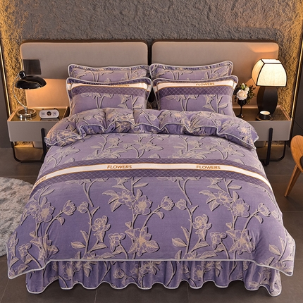 91家纺网 家纺一手货源 找家纺 （总）佳品居 2025新款7斤牛奶绒四件套