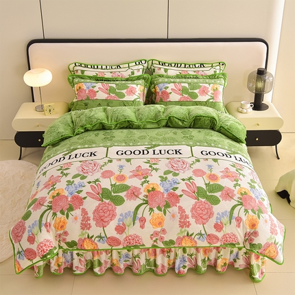 91家纺网 家纺一手货源 找家纺 （总）佳品居 2025新款7斤牛奶绒四件套