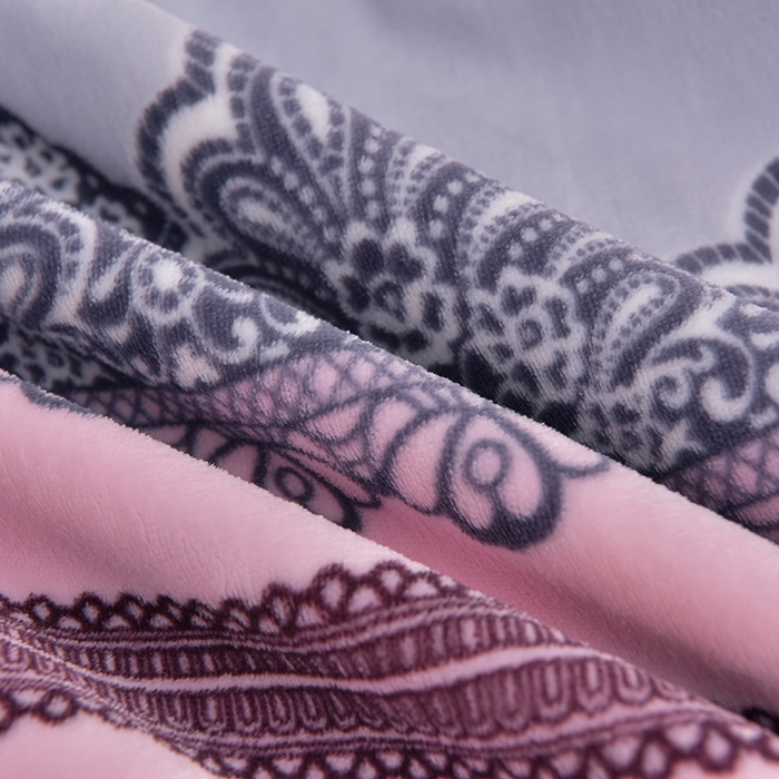 91家纺网 家纺一手货源 找家纺 佳品居 2025新款8斤床裙款牛奶绒四件套 幸福树