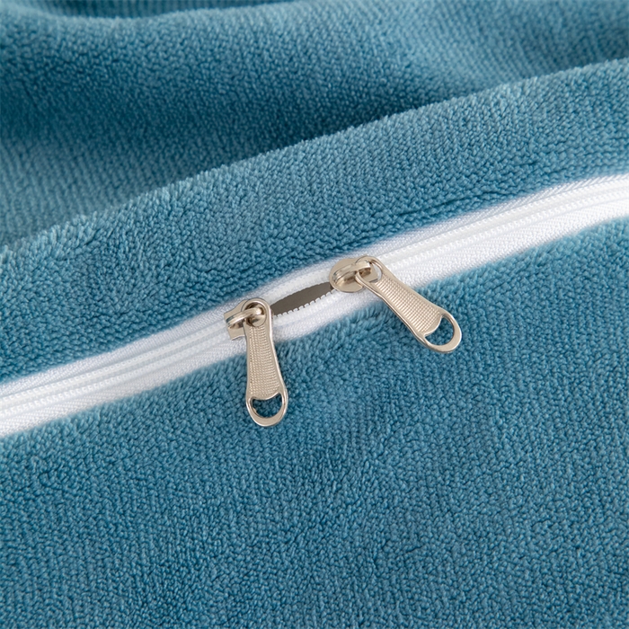 91家纺网 家纺一手货源 找家纺 优姿家纺 2025新款全消光10斤牛奶绒宽边绣花保暖四件套 花季-宝石蓝