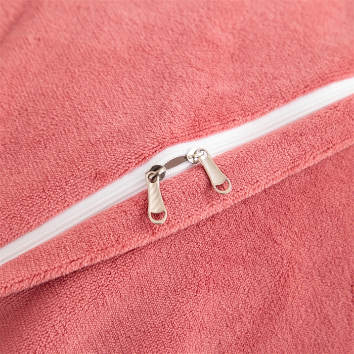 91家纺网 家纺一手货源 找家纺 优姿家纺 2025新款全消光10斤牛奶绒宽边绣花保暖四件套 花季-豆沙红