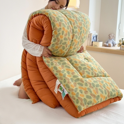 91家纺网 家纺一手货源 找家纺 （总）宝士康家纺 2024新款亲肤舒适双层纱冬被 被子被芯