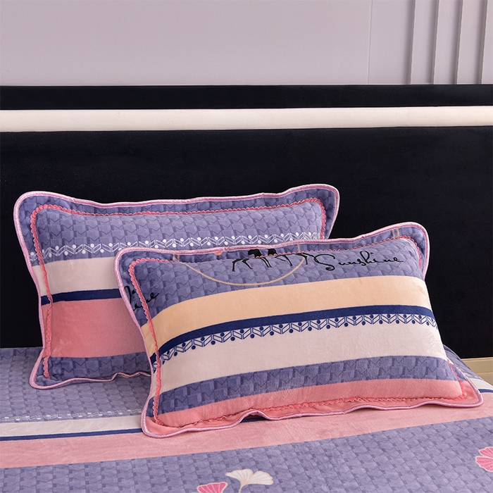 91家纺网 家纺一手货源 找家纺 佳品居 2025新款8斤床裙款牛奶绒四件套 鹿之恋