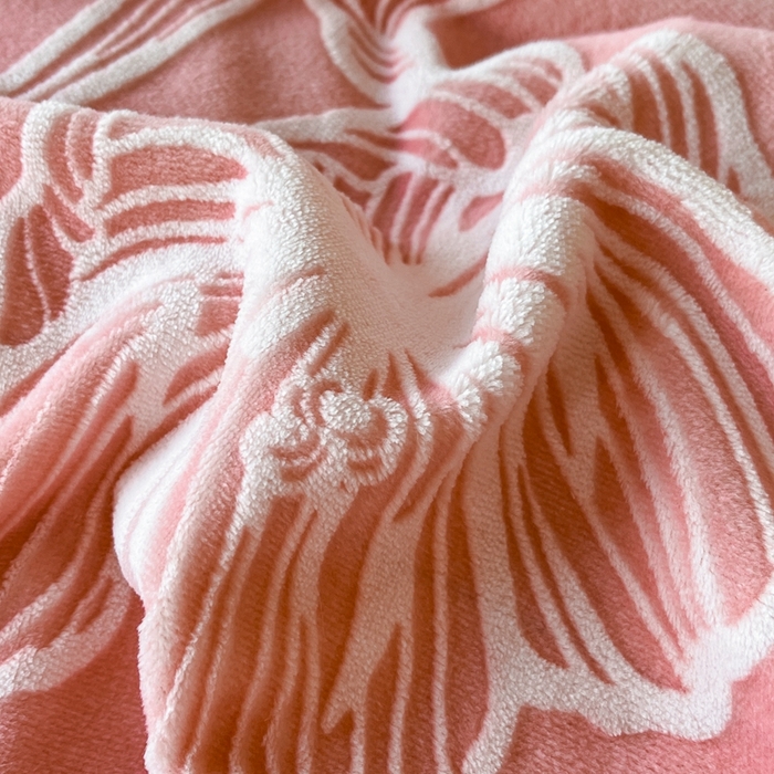 91家纺网 家纺一手货源 找家纺 诺梵 2025新款立体雕花绒四件套_控价标准高于149，加大高于159 艾莎-粉