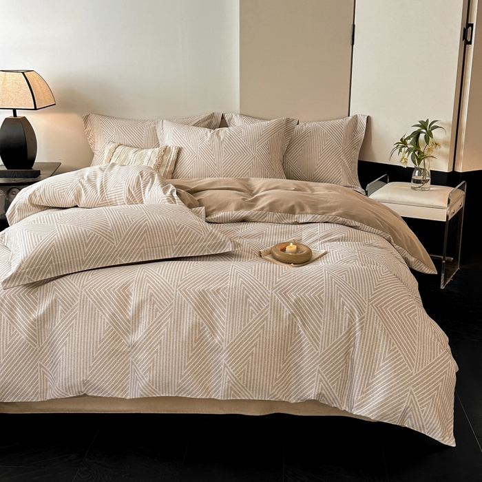 91家纺网 家纺一手货源 找家纺 涵宸家纺 2024新款亲肤全棉磨毛印花四件套--芬兰系列 卢卡斯