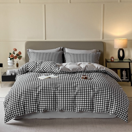 91家纺网 家纺一手货源 找家纺 （总）涵宸家纺 2024新款亲肤全棉磨毛印花四件套--芬兰系列