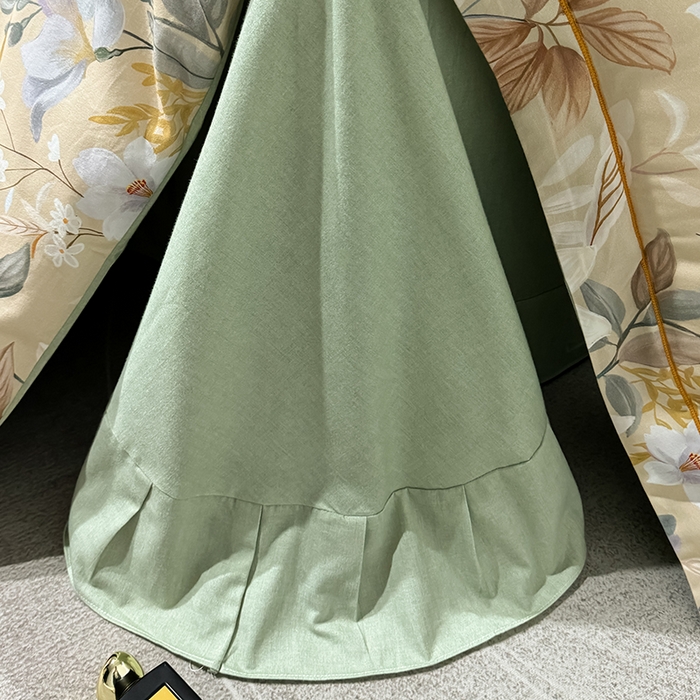 91家纺网 家纺一手货源 找家纺 2024新款A类全棉磨毛数码印花系列四件套 亭语花间