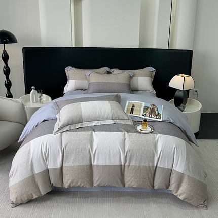 91家纺网 家纺一手货源 找家纺 （总）2024新款A类全棉磨毛数码印花系列四件套