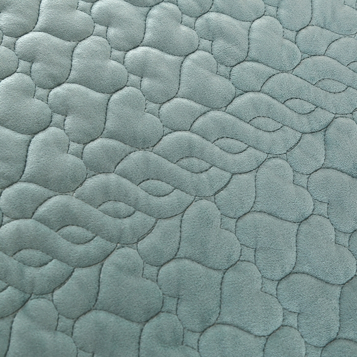 91家纺网 家纺一手货源 找家纺 芸锦豪 2024新款宝宝绒床盖 豆青