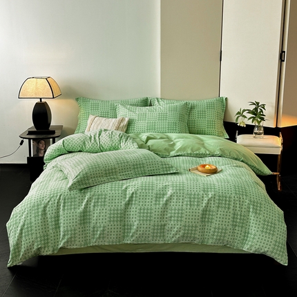 91家纺网 家纺一手货源 找家纺 （总）涵宸家纺 2024新款亲肤全棉磨毛印花四件套--芬兰系列