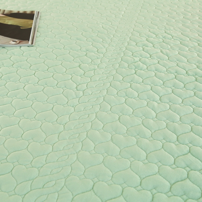 91家纺网 家纺一手货源 找家纺 芸锦豪 2024新款宝宝绒床盖 嫩绿