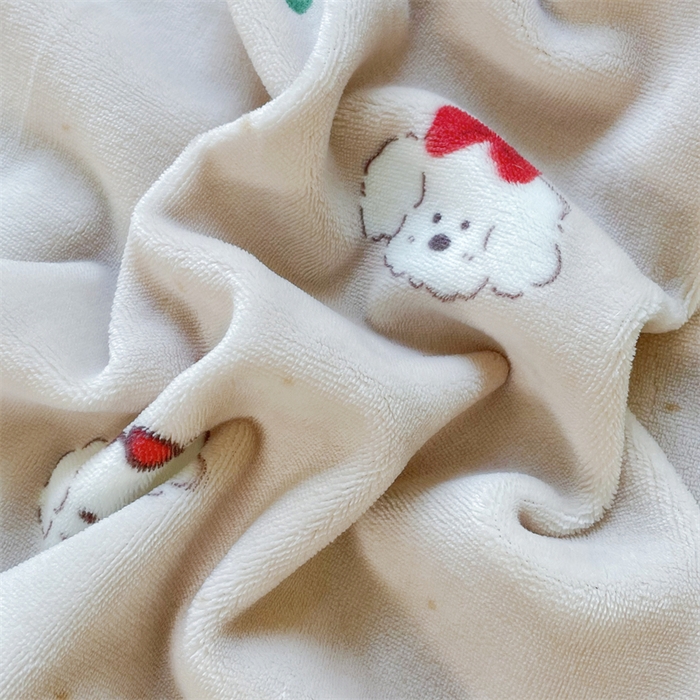 91家纺网 家纺一手货源 找家纺 锦罗绣 2024新款加厚牛奶绒四件套印花四件套单被套 贝贝狗